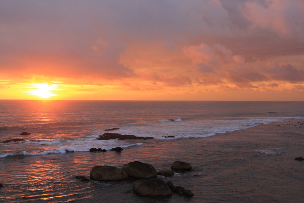 Sunset seen from Galle Fort