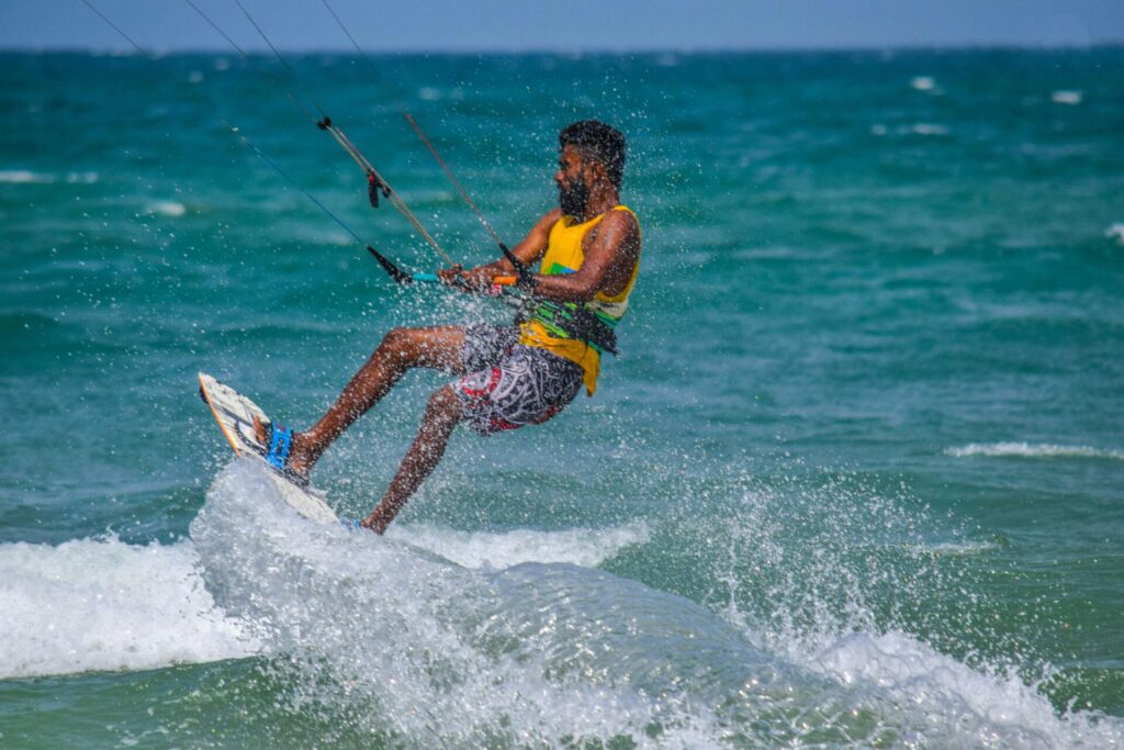 kite surfing in Sri Lanka